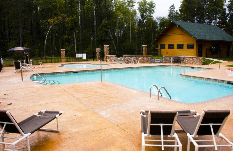 Outdoor pool at Clam Shell Beach Resort.