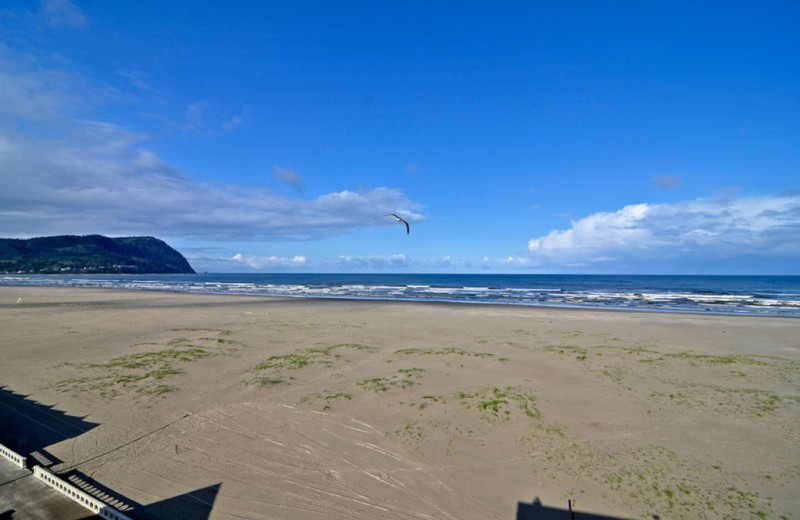 Beach view at Ocean View Resort.