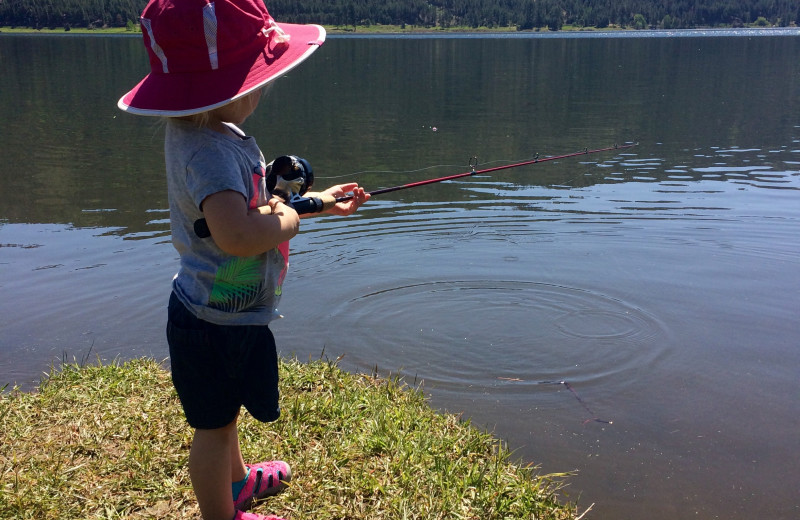 Fishing at Pine River Lodge.