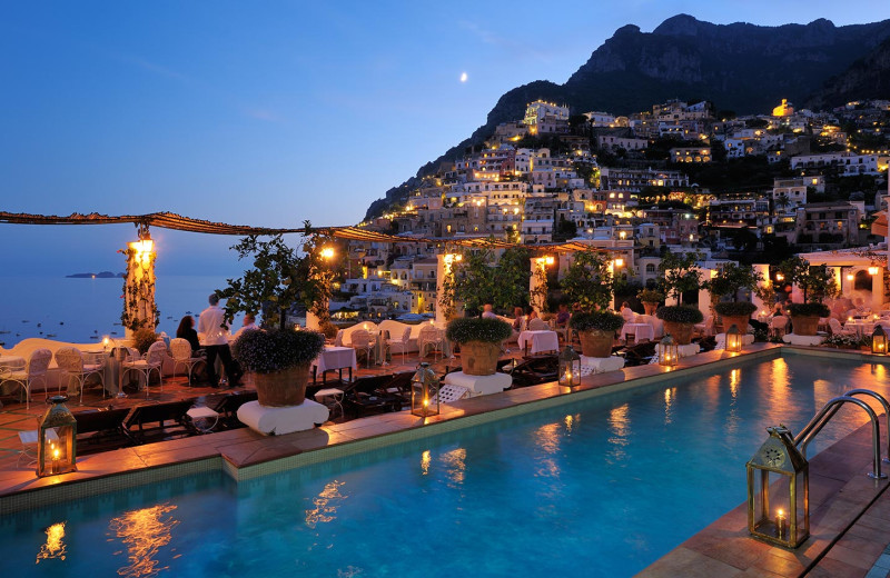 Outdoor pool at Le Sirenuse.