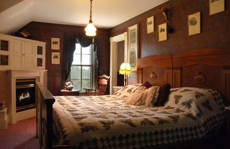 Guest room at Cover Park Manor.