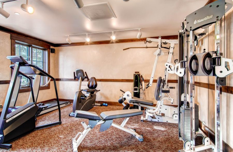 Fitness center at The Borders Lodge.