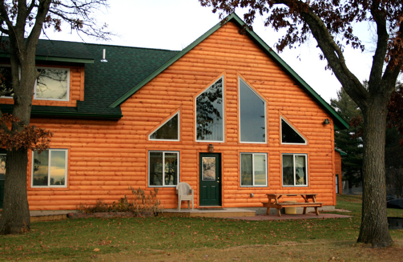 Cabin exterior at Cozy Bay Resort.