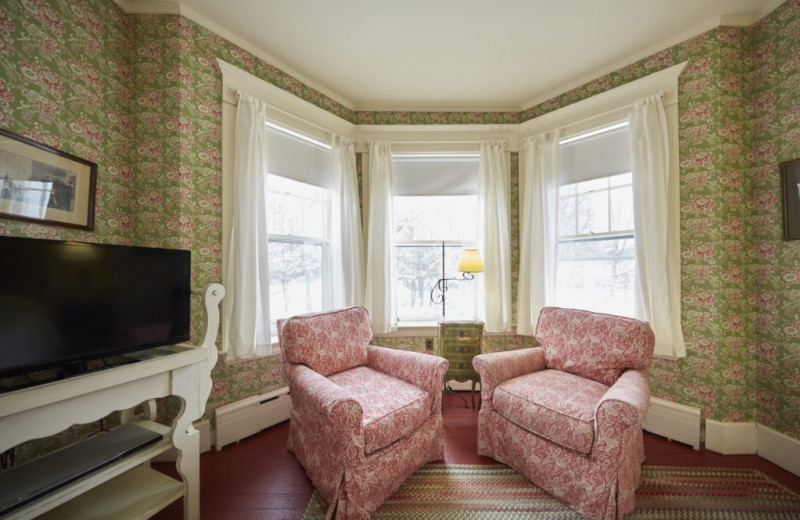 Guest room at Red Lion Inn.