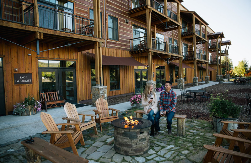 Couple at Teton Springs Lodge.