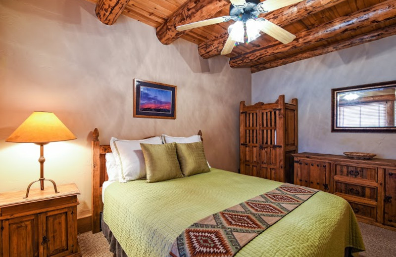 Guest room at Chipeta Solar Springs Resort.