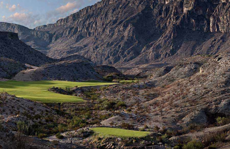 Golf course at Lajitas Golf Resort.