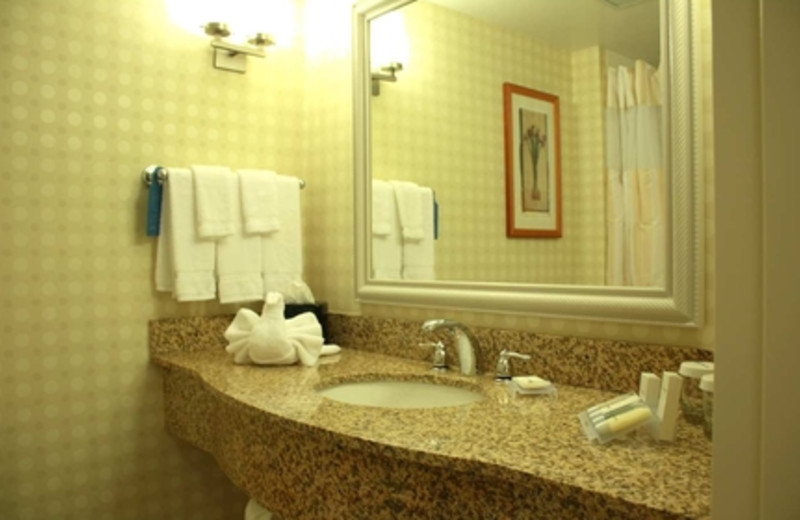 Bathroom at Hilton Garden Inn Myrtle Beach