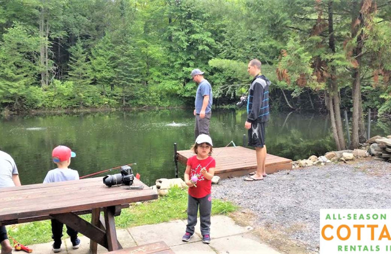 Fishing at All-Season Cottage Rentals.