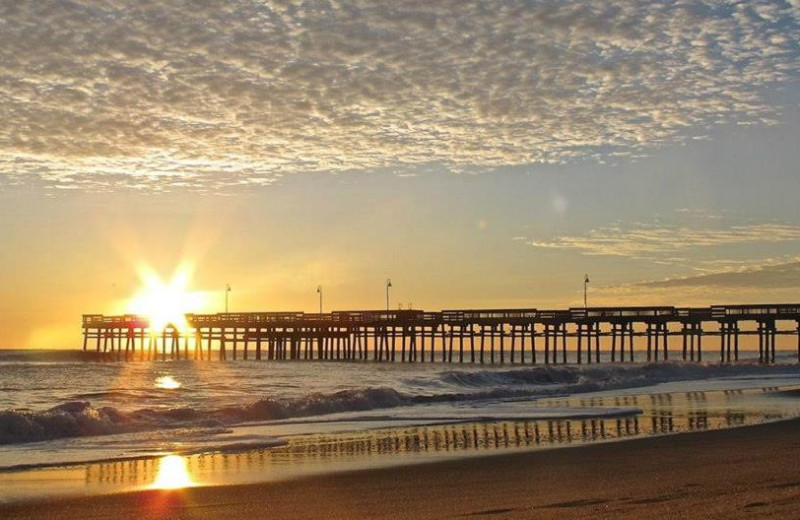 Fishing pier at Sandbridge Realty.