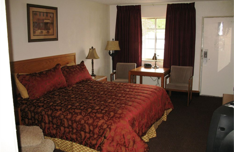 Guest room at Regency Inn and Suites.