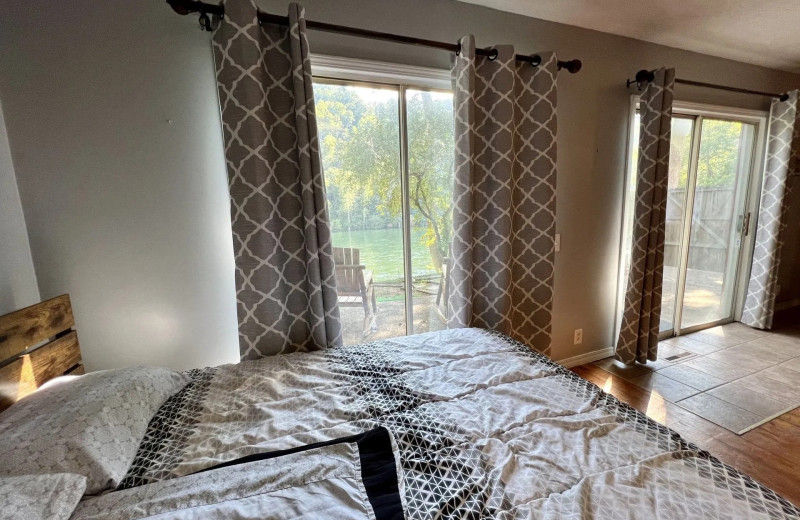 Guest room at Copper John's Resort.