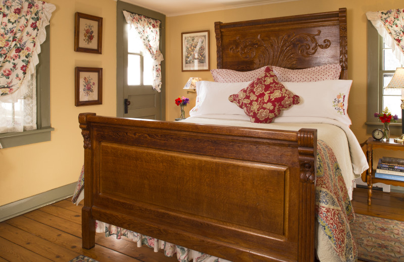 Guest room at Olde Rhinebeck Inn.