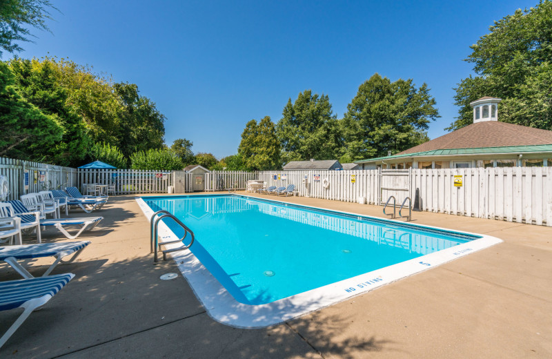 Outdoor pool at Kent Manor Inn.