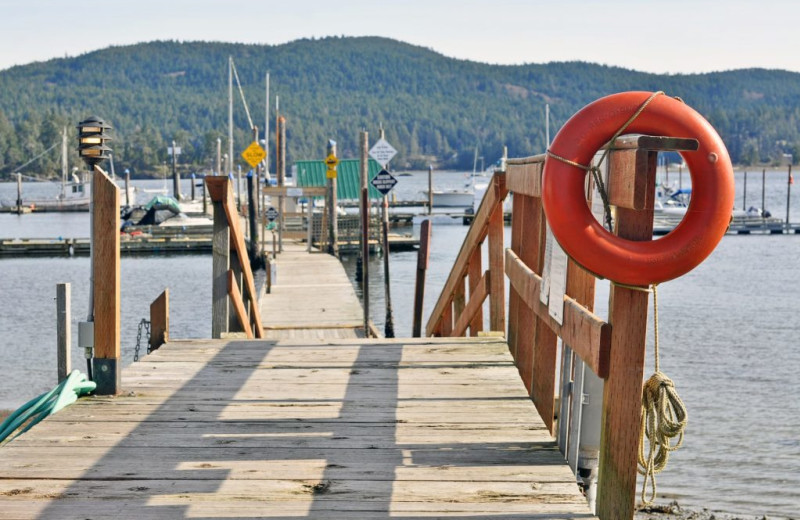 Dock at Sooke Harbour Resort & Marina.