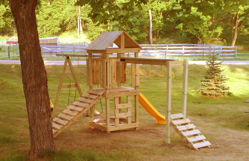 Playground at Skillings Lakeside Resort