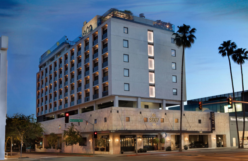 Exterior view of SIXTY Beverly Hills.