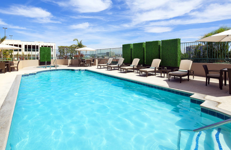 Outdoor pool at The Westin Long Beach.