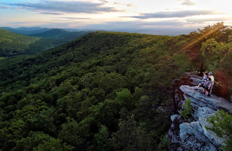 Hiking at Capon Springs 