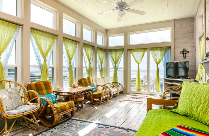 Rental living room at Gary Greene Vacation Rentals.