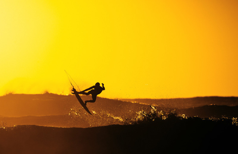 Surfing at Tofino Resort + Marina.