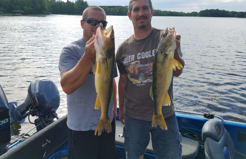 Fishing at Lakewood Lodge.