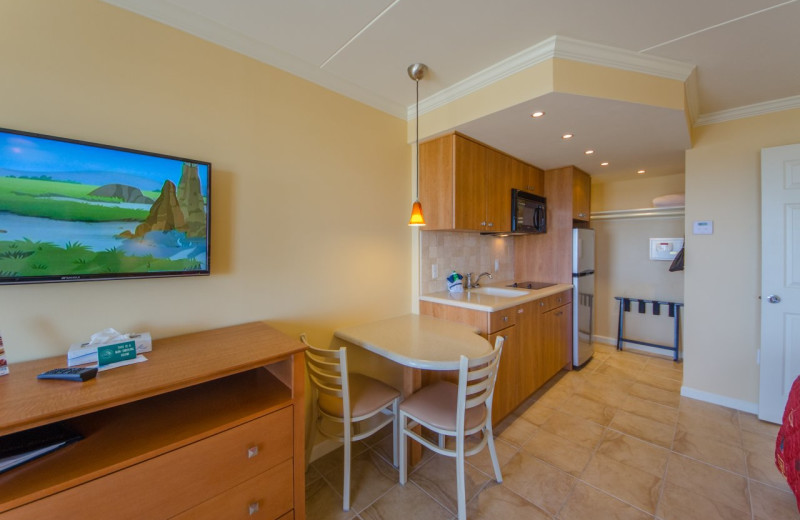 Guest room at Fleur De Lis Beach Resort.