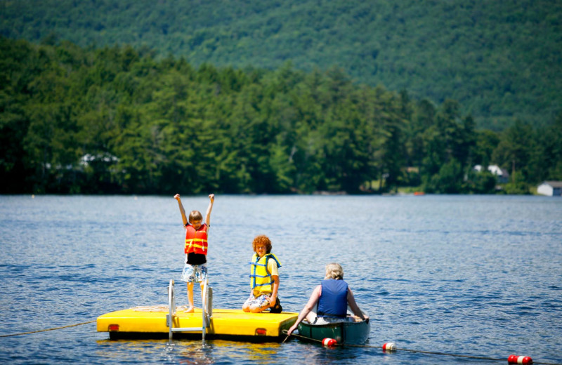 Lake view at Ohana Family Camp.