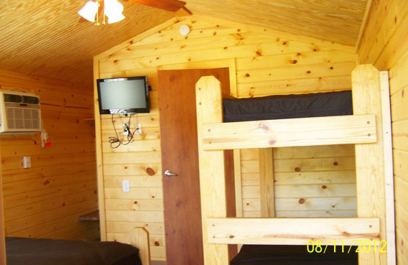 Guest bedroom at Prizer Point Marina & Resort.