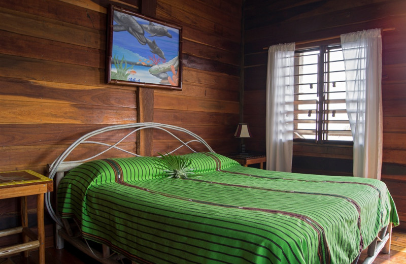 Guest room at Itza Lodge.