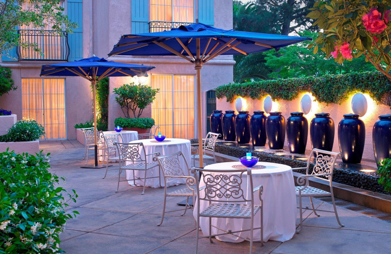 Patio at The Westin Palo Alto.