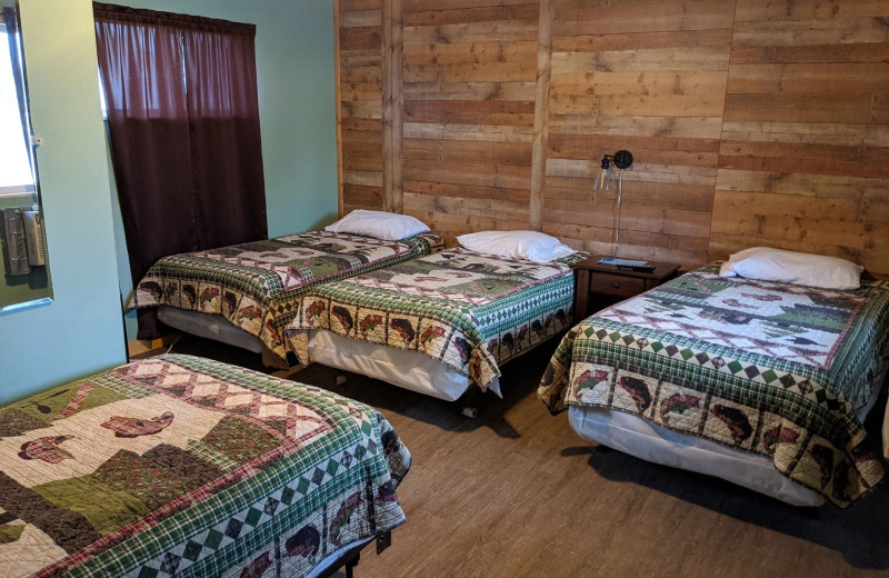 Guest room at Majestic Motel.