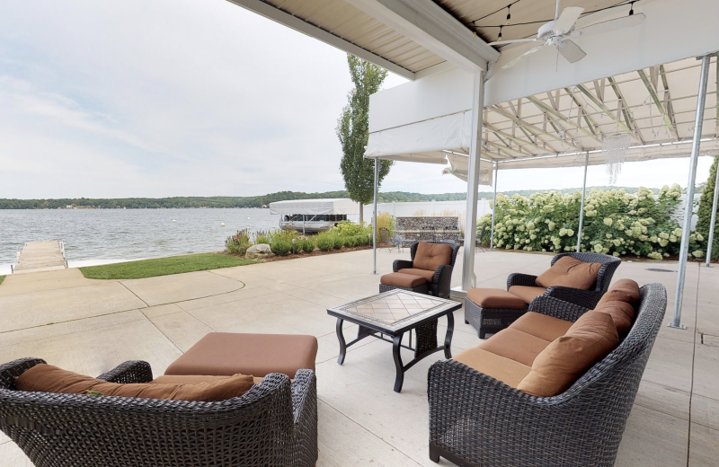 Patio at BoatHouse Villa.