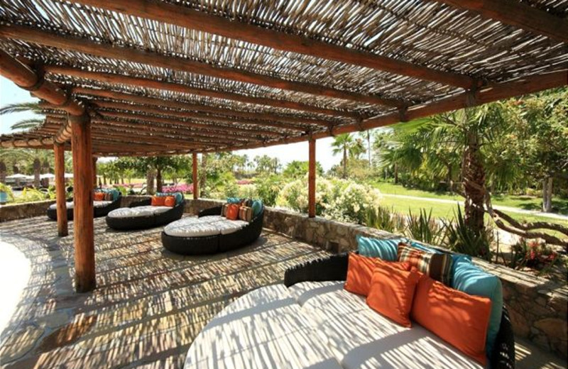 Pool side cabanas at Luxury Villa Collections.