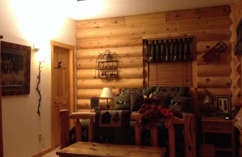 Guest bedroom at Mountain Comfort Bed and Breakfast.