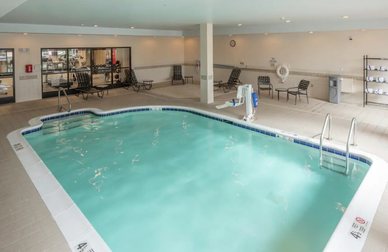 Indoor pool at Hilton Garden Inn Albany Medical Center.