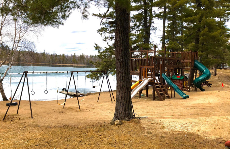 Playground at Moore Springs Resort.