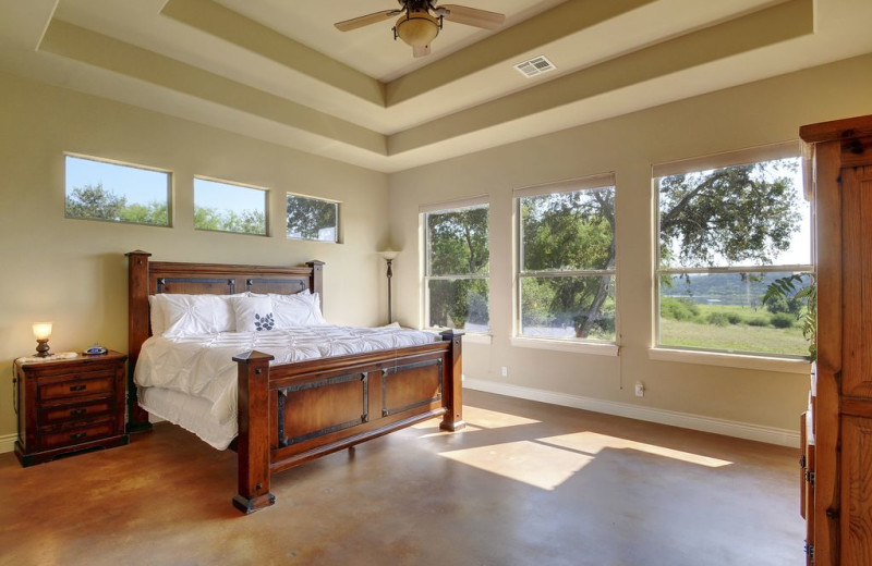 Bedroom at Hill Country Ranch at Lake Travis.