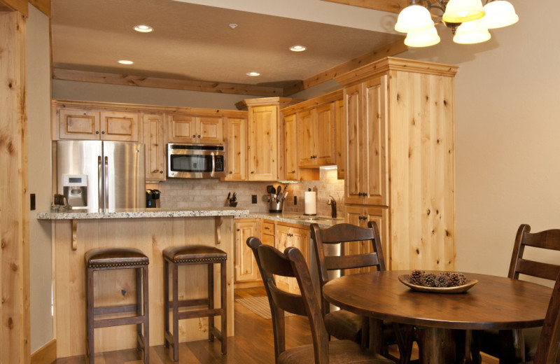 Vacation rental kitchen at Cabin and Company.