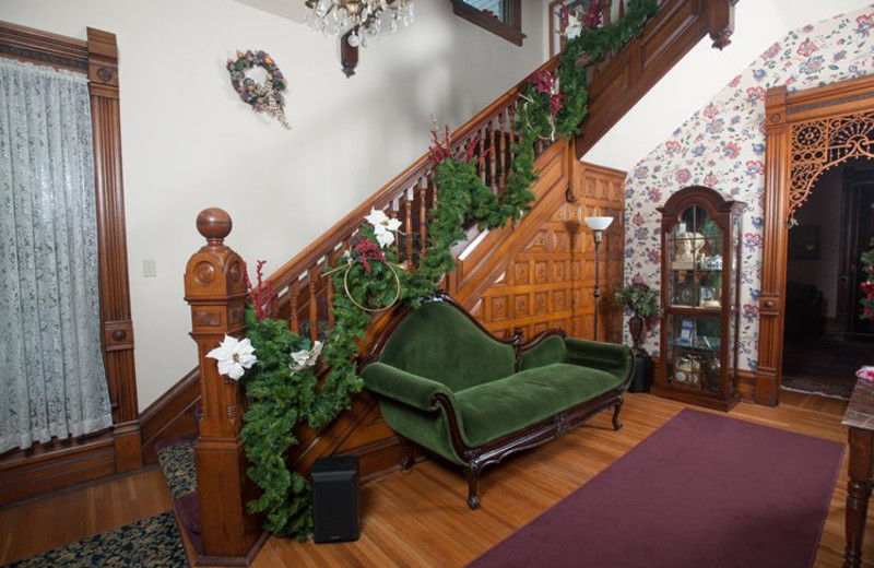 Holiday decor at Market Street Inn.