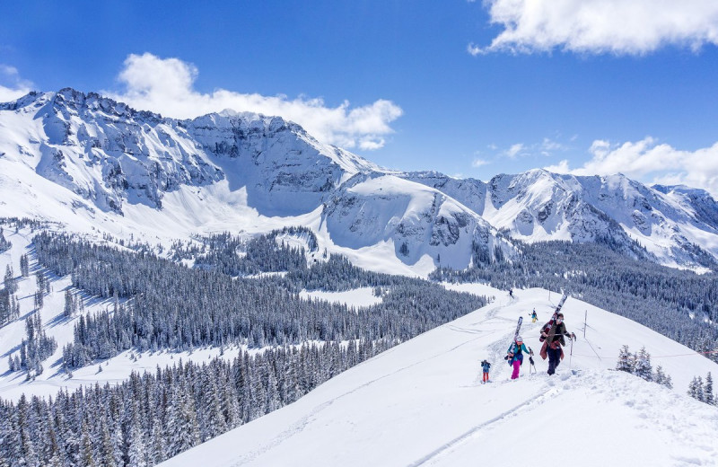 Skiing at Fairmont Heritage Place, Franz Klammer Lodge.