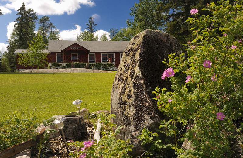 Exterior view of Rough Rock Lodge.