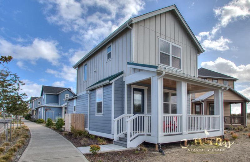 Rental exterior at Oyhut Bay Seaside Village.