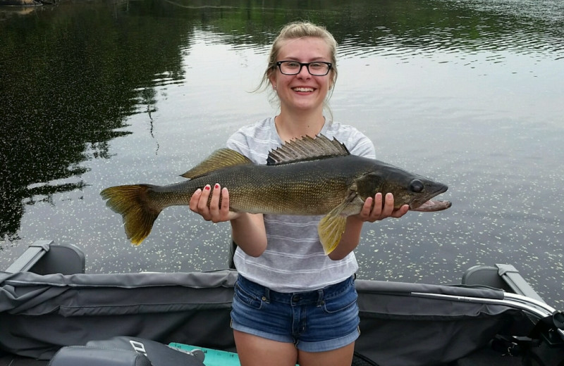 Fishing at Dogtooth Lake Resort.