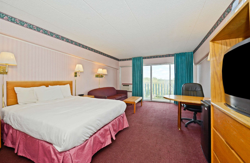Guest room at America's Best Value Inn - Benton Harbor.