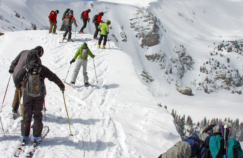 Skiing at Mt. Princeton Hot Springs Resort.