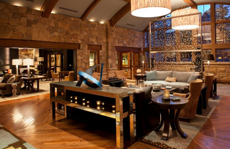 Sitting area at The Sebastian Vail.
