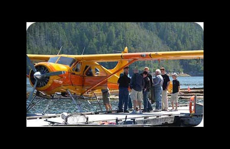 Plane at Black Gold Lodge