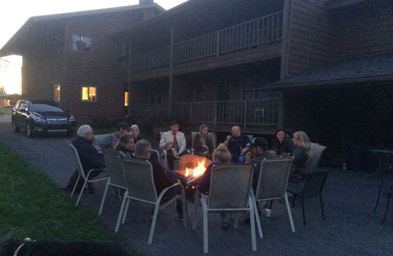 Patio at The Duck Inn.