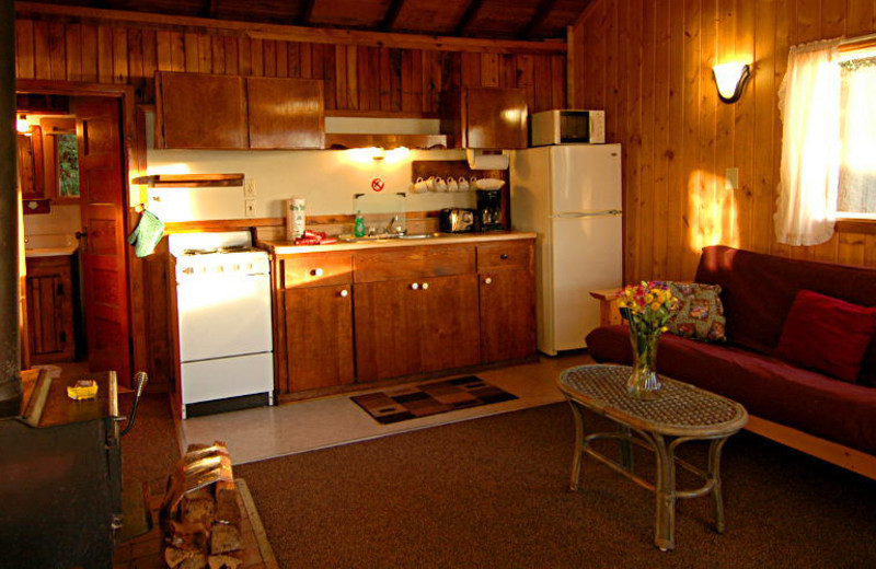 Cottage kitchen at West Beach Resort.